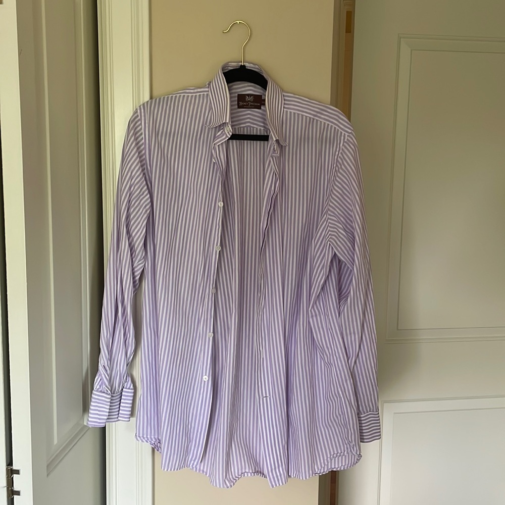Oversized button down shirt! Perfect for layering